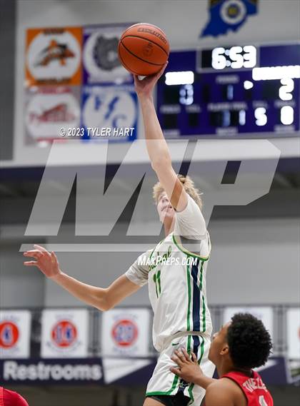 Thumbnail 2 in Cathedral vs. Evansville Bosse (Sneakers for Santa Shootout) photogallery.