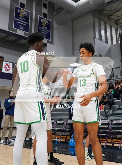 Thumbnail 2 in Cathedral vs. Evansville Bosse (Sneakers for Santa Shootout) photogallery.