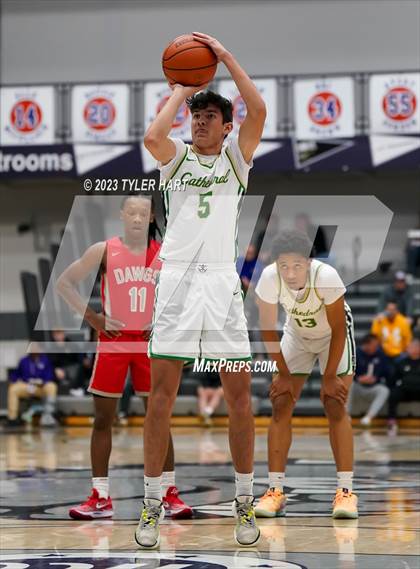 Thumbnail 2 in Cathedral vs. Evansville Bosse (Sneakers for Santa Shootout) photogallery.