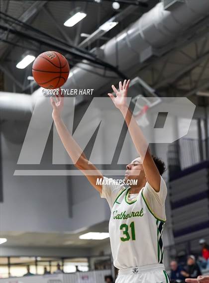 Thumbnail 3 in Cathedral vs. Evansville Bosse (Sneakers for Santa Shootout) photogallery.