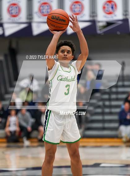 Thumbnail 2 in Cathedral vs. Evansville Bosse (Sneakers for Santa Shootout) photogallery.