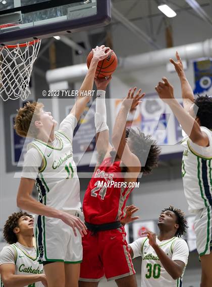 Thumbnail 1 in Cathedral vs. Evansville Bosse (Sneakers for Santa Shootout) photogallery.