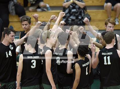 Thumbnail 2 in Sage Creek vs. Kennedy (CIF SoCal Regional D3 Final) photogallery.