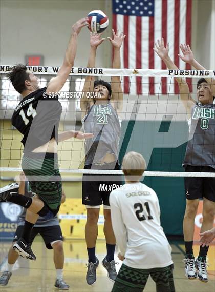 Thumbnail 2 in Sage Creek vs. Kennedy (CIF SoCal Regional D3 Final) photogallery.