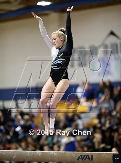 Thumbnail 2 in CHSAA Gymnastics Championships (Day 2, 5A and 4A) photogallery.