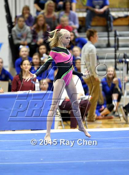 Thumbnail 2 in CHSAA Gymnastics Championships (Day 2, 5A and 4A) photogallery.