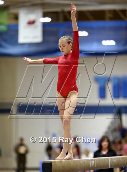 Thumbnail 2 in CHSAA Gymnastics Championships (Day 2, 5A and 4A) photogallery.