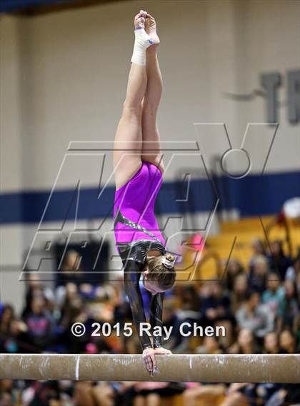 Thumbnail 2 in CHSAA Gymnastics Championships (Day 2, 5A and 4A) photogallery.