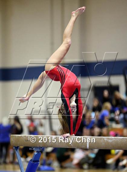 Thumbnail 3 in CHSAA Gymnastics Championships (Day 2, 5A and 4A) photogallery.