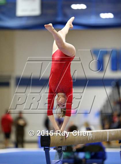 Thumbnail 3 in CHSAA Gymnastics Championships (Day 2, 5A and 4A) photogallery.