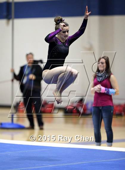 Thumbnail 2 in CHSAA Gymnastics Championships (Day 2, 5A and 4A) photogallery.