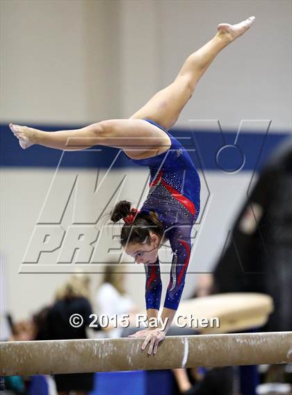 Thumbnail 2 in CHSAA Gymnastics Championships (Day 2, 5A and 4A) photogallery.