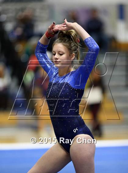 Thumbnail 1 in CHSAA Gymnastics Championships (Day 2, 5A and 4A) photogallery.