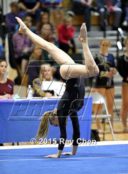 Thumbnail 1 in CHSAA Gymnastics Championships (Day 2, 5A and 4A) photogallery.