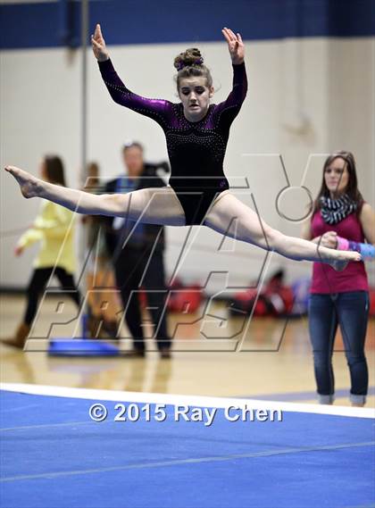 Thumbnail 1 in CHSAA Gymnastics Championships (Day 2, 5A and 4A) photogallery.