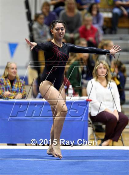 Thumbnail 1 in CHSAA Gymnastics Championships (Day 2, 5A and 4A) photogallery.