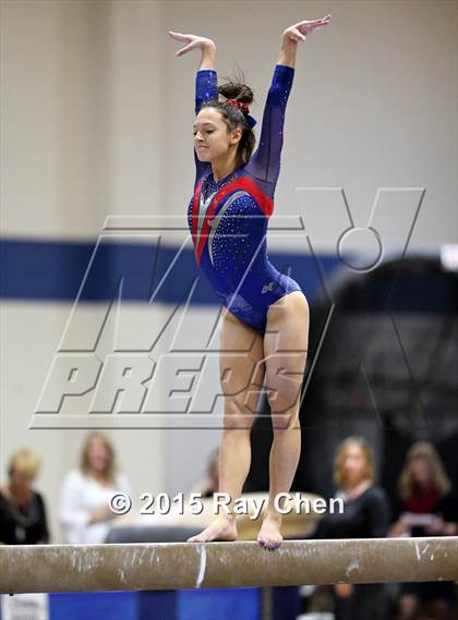 Thumbnail 2 in CHSAA Gymnastics Championships (Day 2, 5A and 4A) photogallery.