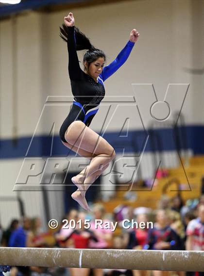 Thumbnail 1 in CHSAA Gymnastics Championships (Day 2, 5A and 4A) photogallery.