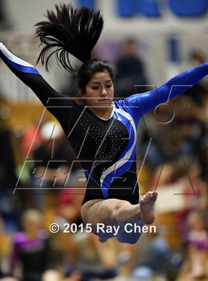 Thumbnail 1 in CHSAA Gymnastics Championships (Day 2, 5A and 4A) photogallery.