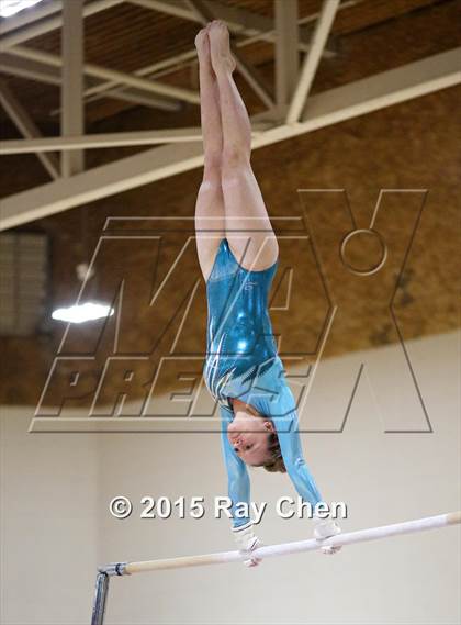 Thumbnail 1 in CHSAA Gymnastics Championships (Day 2, 5A and 4A) photogallery.
