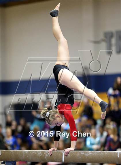 Thumbnail 1 in CHSAA Gymnastics Championships (Day 2, 5A and 4A) photogallery.