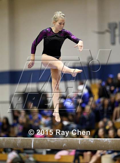 Thumbnail 2 in CHSAA Gymnastics Championships (Day 2, 5A and 4A) photogallery.