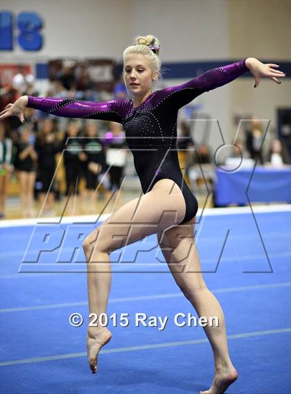 Thumbnail 2 in CHSAA Gymnastics Championships (Day 2, 5A and 4A) photogallery.