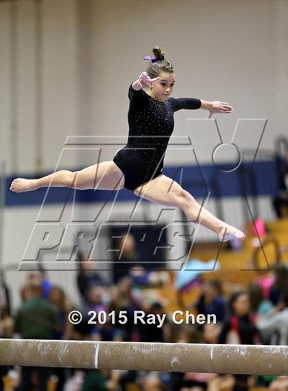 Thumbnail 2 in CHSAA Gymnastics Championships (Day 2, 5A and 4A) photogallery.