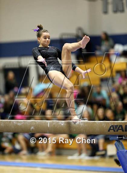 Thumbnail 1 in CHSAA Gymnastics Championships (Day 2, 5A and 4A) photogallery.