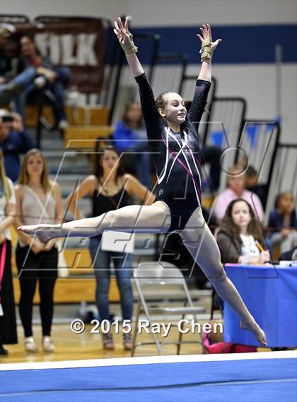 Thumbnail 1 in CHSAA Gymnastics Championships (Day 2, 5A and 4A) photogallery.