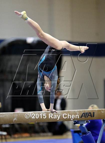 Thumbnail 2 in CHSAA Gymnastics Championships (Day 2, 5A and 4A) photogallery.