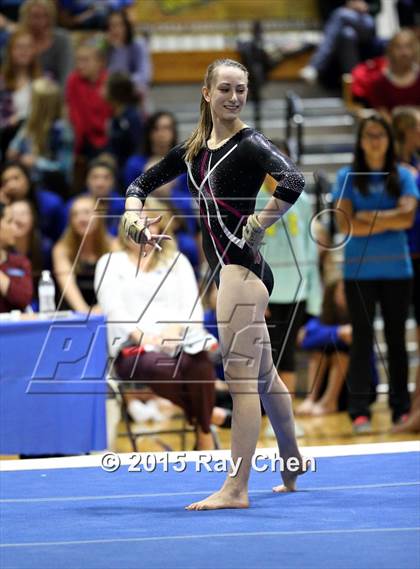 Thumbnail 2 in CHSAA Gymnastics Championships (Day 2, 5A and 4A) photogallery.
