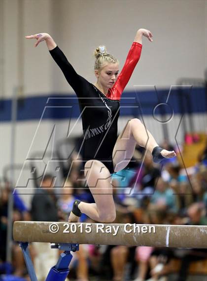 Thumbnail 3 in CHSAA Gymnastics Championships (Day 2, 5A and 4A) photogallery.