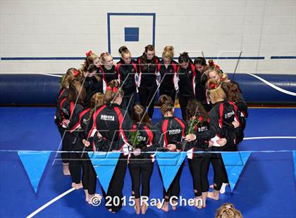 Thumbnail 1 in CHSAA Gymnastics Championships (Day 2, 5A and 4A) photogallery.