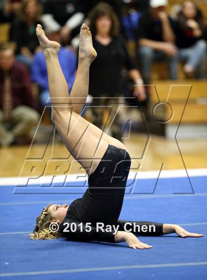 Thumbnail 1 in CHSAA Gymnastics Championships (Day 2, 5A and 4A) photogallery.