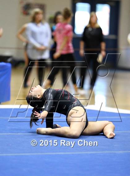 Thumbnail 1 in CHSAA Gymnastics Championships (Day 2, 5A and 4A) photogallery.