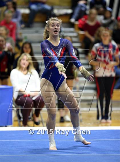 Thumbnail 1 in CHSAA Gymnastics Championships (Day 2, 5A and 4A) photogallery.