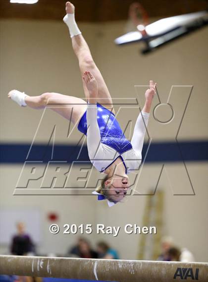 Thumbnail 3 in CHSAA Gymnastics Championships (Day 2, 5A and 4A) photogallery.