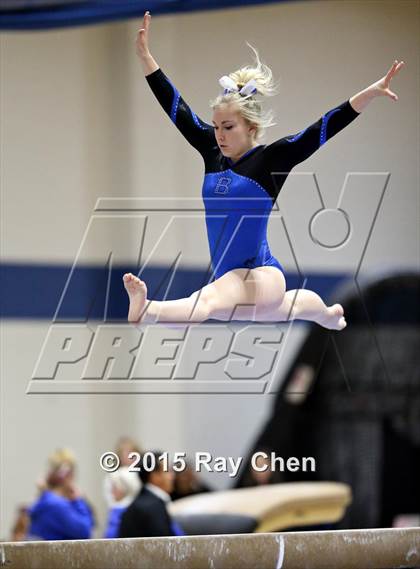 Thumbnail 2 in CHSAA Gymnastics Championships (Day 2, 5A and 4A) photogallery.