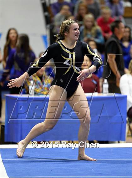 Thumbnail 1 in CHSAA Gymnastics Championships (Day 2, 5A and 4A) photogallery.