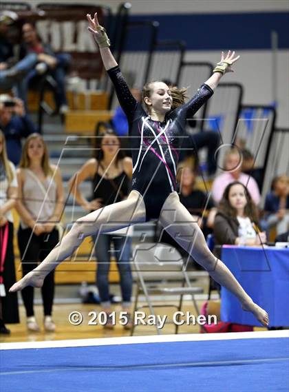 Thumbnail 2 in CHSAA Gymnastics Championships (Day 2, 5A and 4A) photogallery.