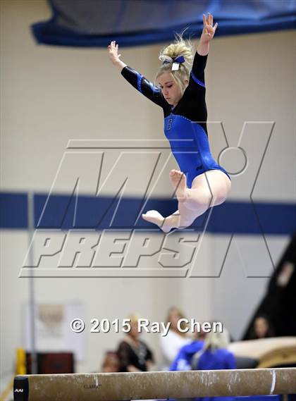 Thumbnail 3 in CHSAA Gymnastics Championships (Day 2, 5A and 4A) photogallery.