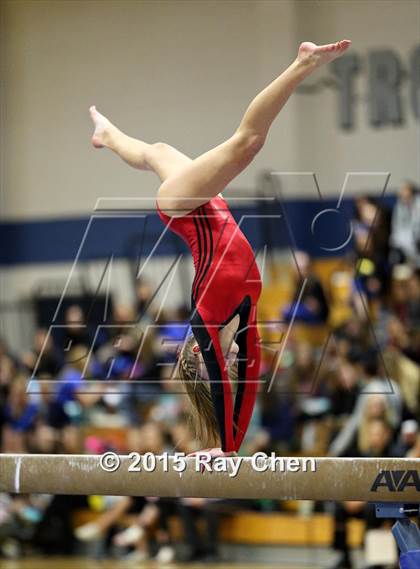 Thumbnail 2 in CHSAA Gymnastics Championships (Day 2, 5A and 4A) photogallery.
