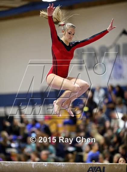Thumbnail 2 in CHSAA Gymnastics Championships (Day 2, 5A and 4A) photogallery.