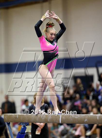 Thumbnail 3 in CHSAA Gymnastics Championships (Day 2, 5A and 4A) photogallery.