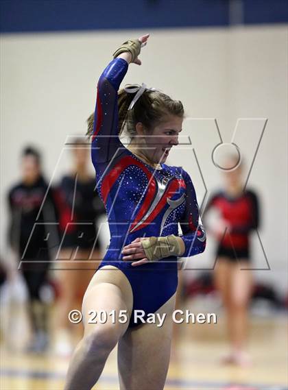 Thumbnail 1 in CHSAA Gymnastics Championships (Day 2, 5A and 4A) photogallery.