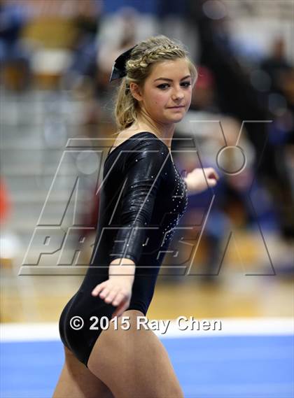 Thumbnail 2 in CHSAA Gymnastics Championships (Day 2, 5A and 4A) photogallery.