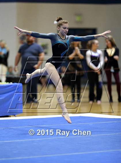 Thumbnail 2 in CHSAA Gymnastics Championships (Day 2, 5A and 4A) photogallery.
