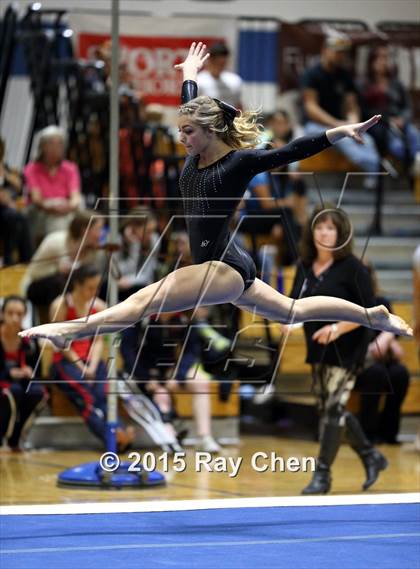 Thumbnail 2 in CHSAA Gymnastics Championships (Day 2, 5A and 4A) photogallery.