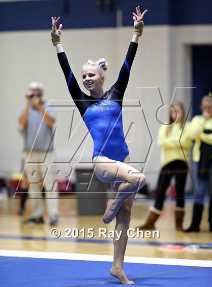 Thumbnail 3 in CHSAA Gymnastics Championships (Day 2, 5A and 4A) photogallery.